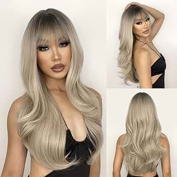 Amazon.com : N NAYASA Long Dirty Blonde Layered Wig with